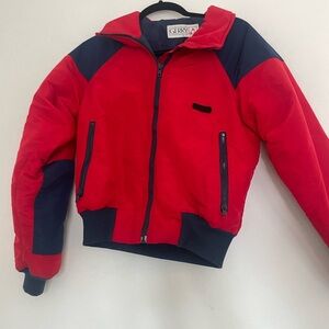 vintage puffer jacket, 90s vibes